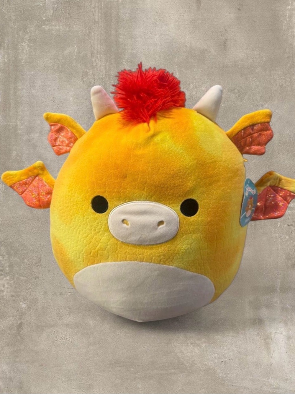 Squishmallows 16 inch Dieric Yellow Dragon with Orange
Mane - NEW with tag